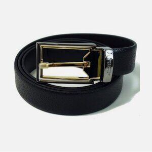 Versace Collection Black Leather Belt
